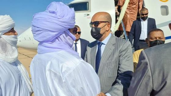 نائب المجلس الرئاسي الليبي يحل بإليزي لتشييع جنازة الراحل ” ابراهيم غومة”