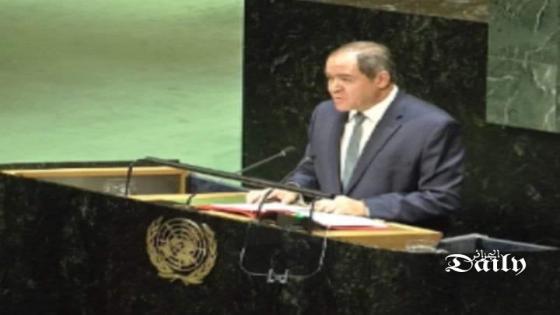 الجزائر تدعو المجتمع الدولي الى التنسيق لتحقيق اهداف اتفاقية الأمم المتحدة