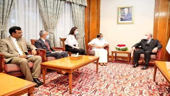بن عبد الرحمان يستقبل وزير الدولة بوزارة الشؤون الخارجية الهندية