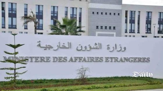 وزارة الخارجية تصدر بيانا حول وفاة رعية جزائري في العاصمة البلجيكية بروكسل