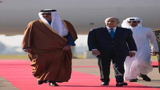 أمير قطر يتحادث هاتفيا مع الرئيس تبون