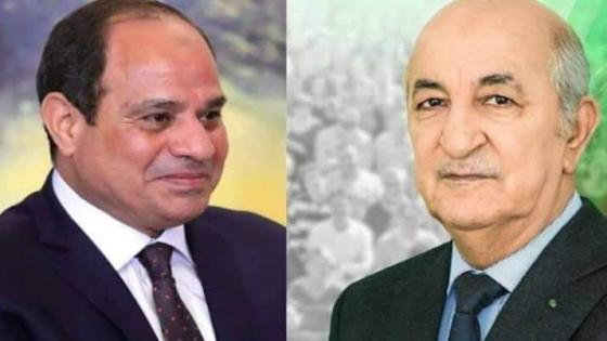 رئيس الجمهورية يتبادل تهاني العيد مع الرئيس المصري