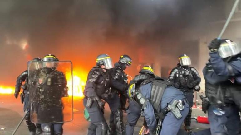 إصابة 406 شرطي وتوقيف 540 متظاهراً في احتجاجات فرنسا