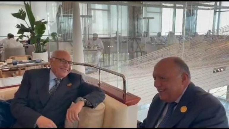 وزير الخارجية عطّاف يبحث سبل تعزيز العلاقات الجزائرية-المصرية مع نظيره سامح شكري