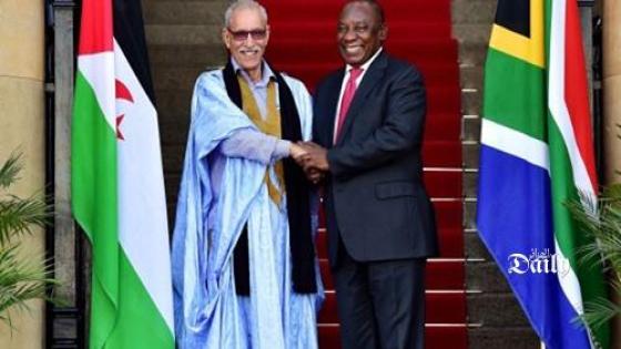 رئيس جنوب أفريقيا يهنئ الرئيس غالي بمناسبة الذكرى 45 لإعلان الجمهورية الصحراوية