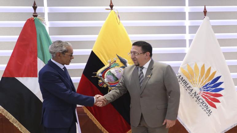 رئيس البرلمان الإكوادوري يؤكد دعمه لتعزيز علاقات الصداقة مع الشعب الصحراوي
