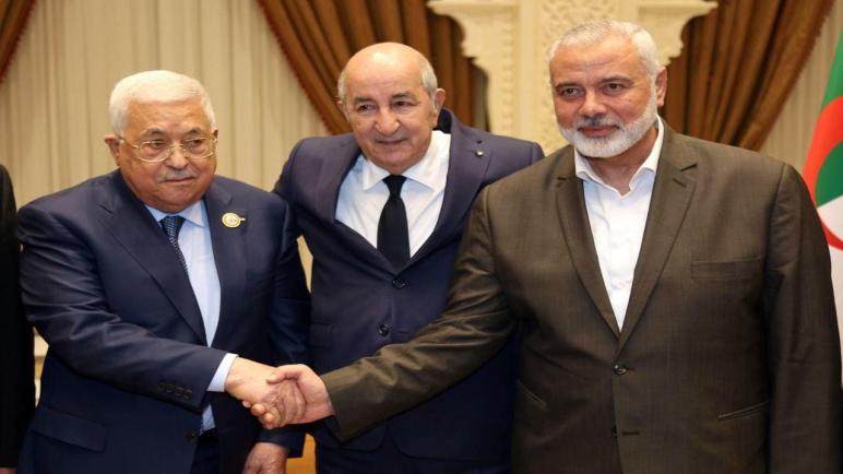 حماس تجدد حرصها وجاهزيتها لتنفيذ “اعلان الجزائر” لتحقيق المصالحة الفلسطينية