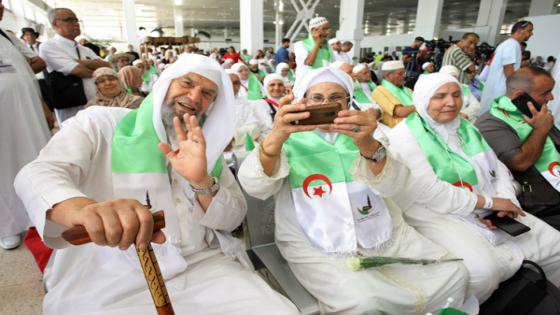 أول فوج حجاج جزائريين يصل مكة المكرمة