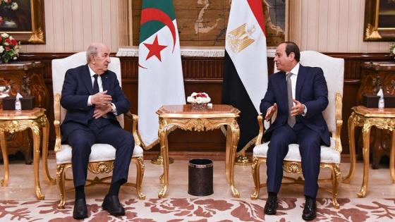رئيس الجمهورية يتبادل التهاني مع الرئيس المصري بمناسبة حلول عيد الفطر المبارك