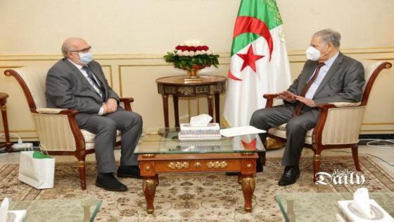 قوجيل يستعرض مع سفير المجر بالجزائر العلاقات الثنائية